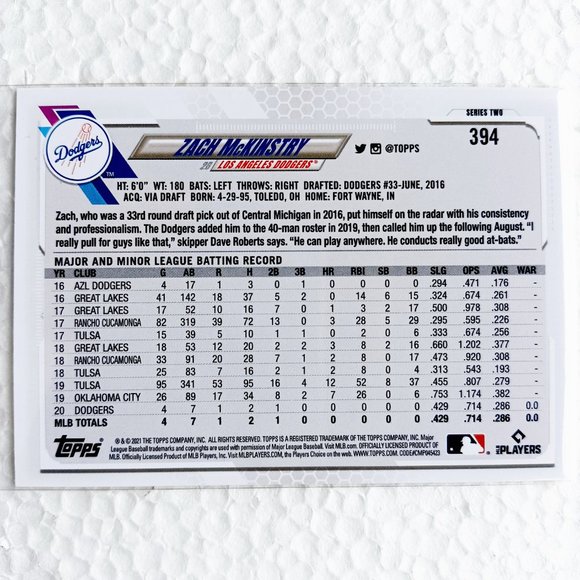 Los Angeles Dodgers 6 Card Lot - BSBL [14_4] - Picture 11 of 13